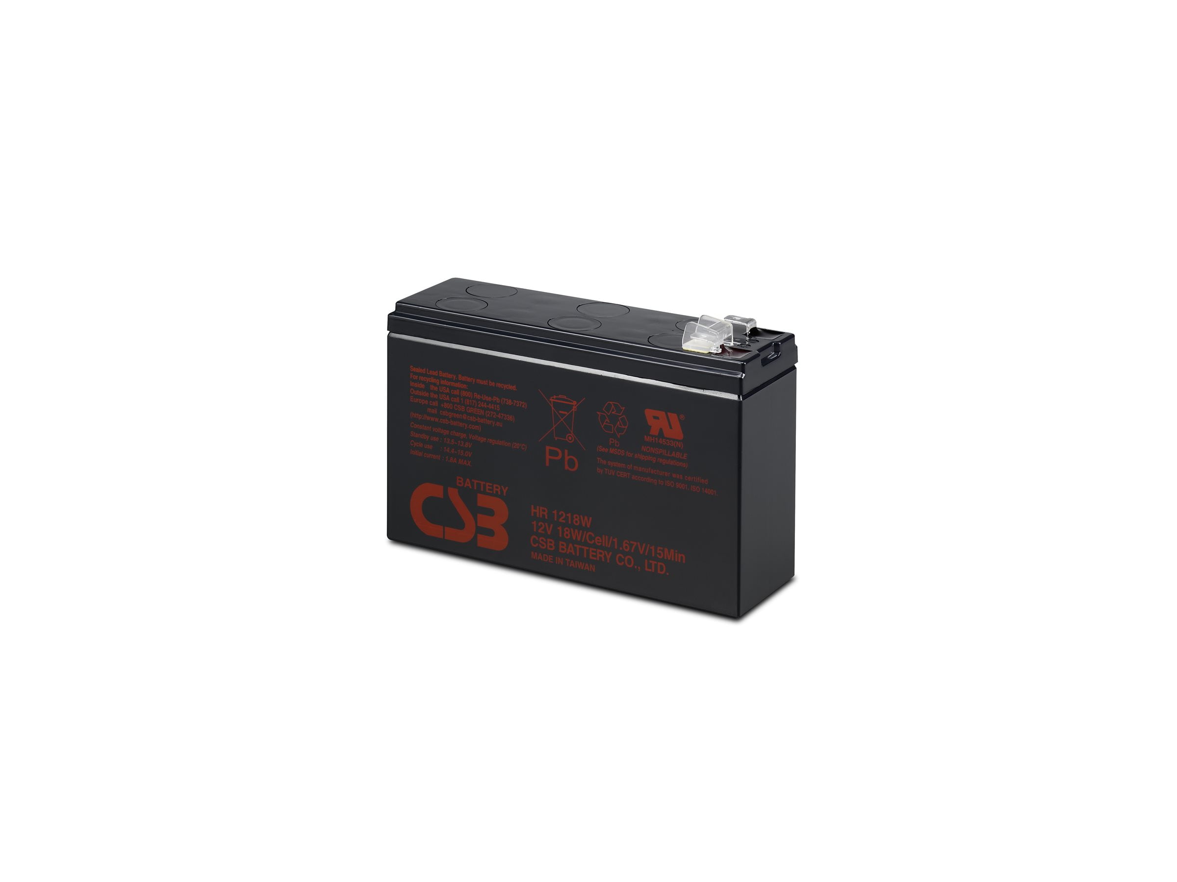 APC Replacement Battery Cartridge #153 - UPS battery - 1 x battery - lead acid - 4200 mAh - black - for P/N: BGE70, BGE70-CA