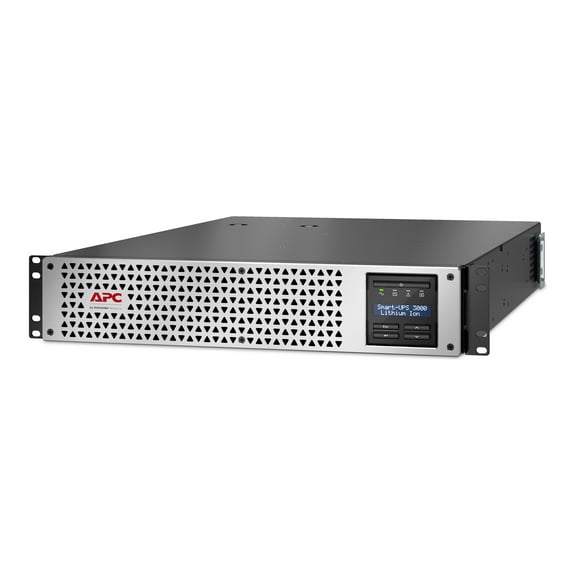APC Smart-UPS 3000)VA Lithium Ion UPS, SMTL3000RMUCNC, Short Depth, Pure Sine Wave Rack Mount UPS with Network Card