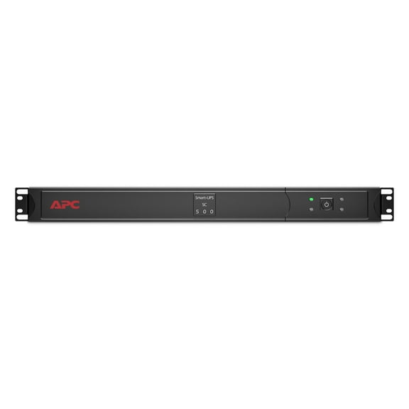 APC Smart-UPS, Line Interactive, 500VA, Rackmount 1U, 120V, 4x NEMA 5-15R outlets