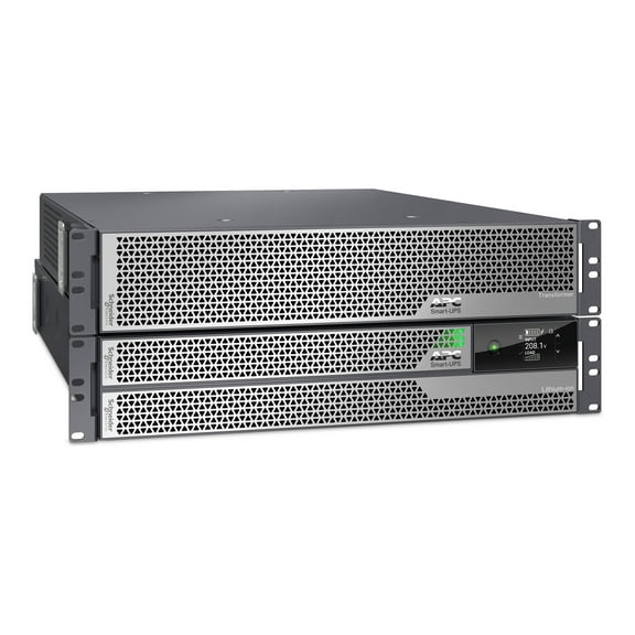 APC Smart-UPS Ultra - UPS (rack-mountable) - AC 208 V - 4900 Watt - 5000 VA - 1-phase - lithium ion - USB, Ethernet - output connectors: 15 - 4U - 10 ft cord - black