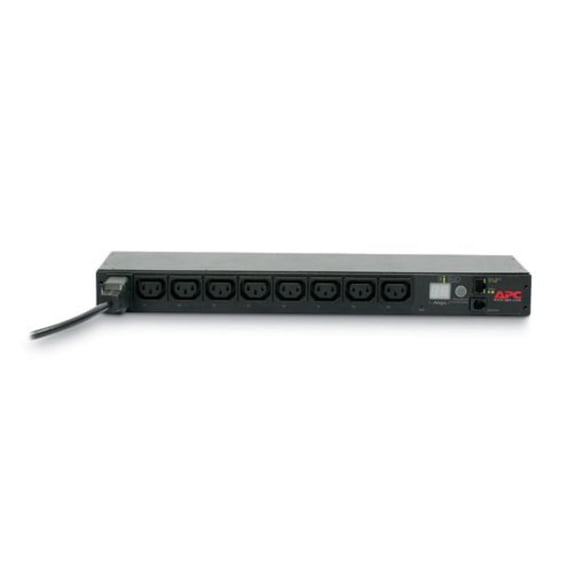 APC Switched Rack PDU - Power distribution unit (rack-mountable) - AC 208-230 V - Ethernet, RS-232 - input: IEC 60320 C20 - output connectors: 8 (power IEC 60320 C13) - 1U - 8 ft cord - for P/N: SRTL2K2RM1UWC, SRTL2K2RM1UWNC, SRTL3KRM1UIC, SRTL3KRM1UWC, SRTL3KRM1UWNC