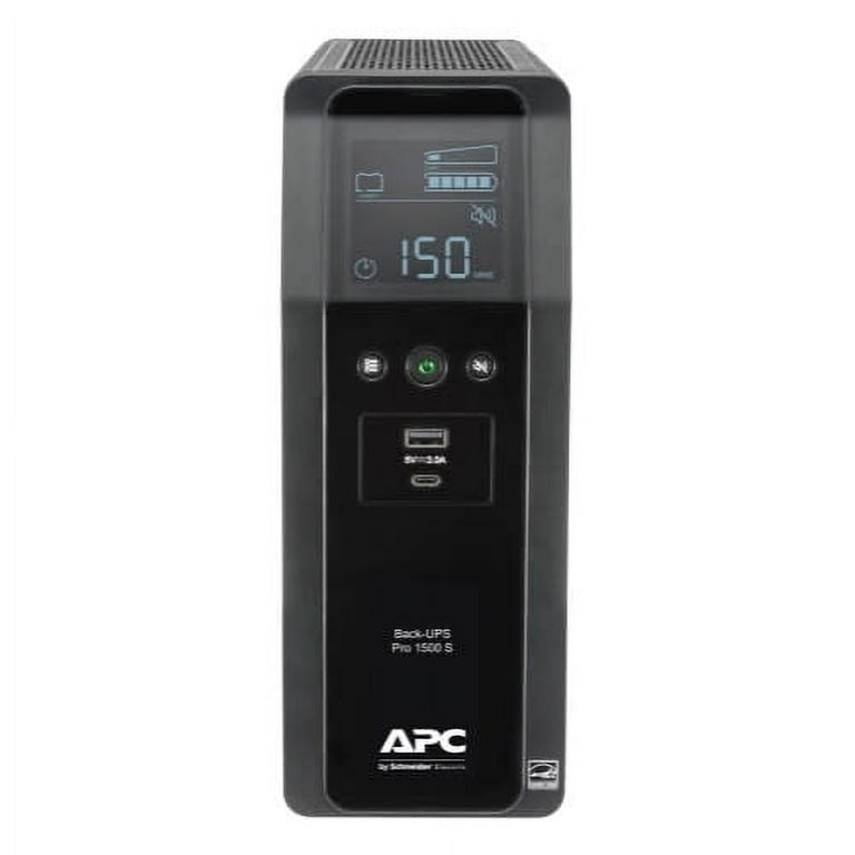  APC Gaming UPS, 1500VA Sine Wave UPS Battery Backup