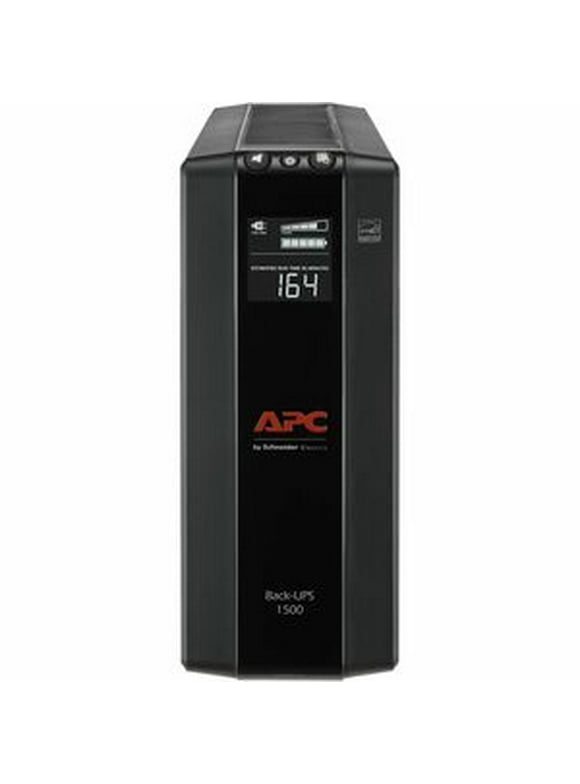 APC UPS 1500VA 900W UPS Battery Backup & Surge Protector, BX1500M AVR, Dataline Protection - Black