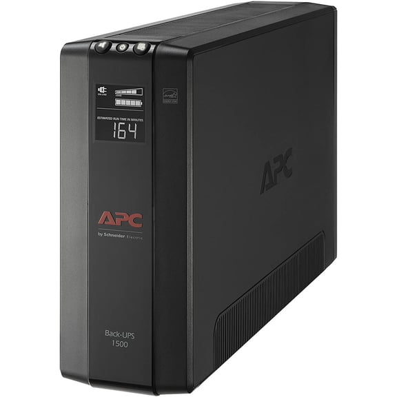 APC UPS, 1500VA Back-UPS Pro Battery Backup & Surge Protector, 900W Backup Battery Power with AVR (BX1500M)