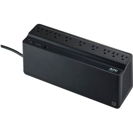 APC UPS 900VA Battery Backup with USB Charging Port, BVN900M1, 480W Power Supply - Black