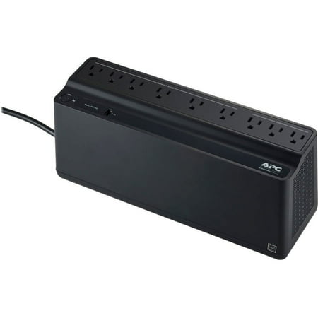 APC - Back-UPS 900VA 9-Outlet/1-USB Battery Back-Up and Surge Protector - Black