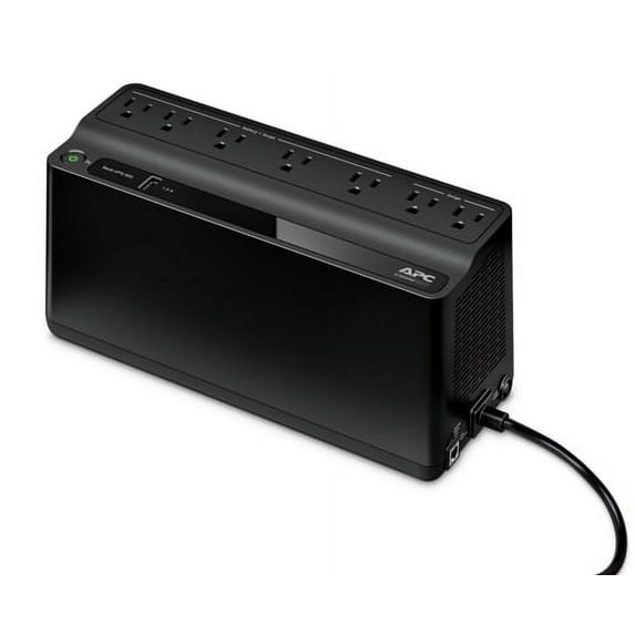APC UPS Battery Backup & Surge Protector with USB Charger, 600VA APC Back-UPS (BE600M1)
