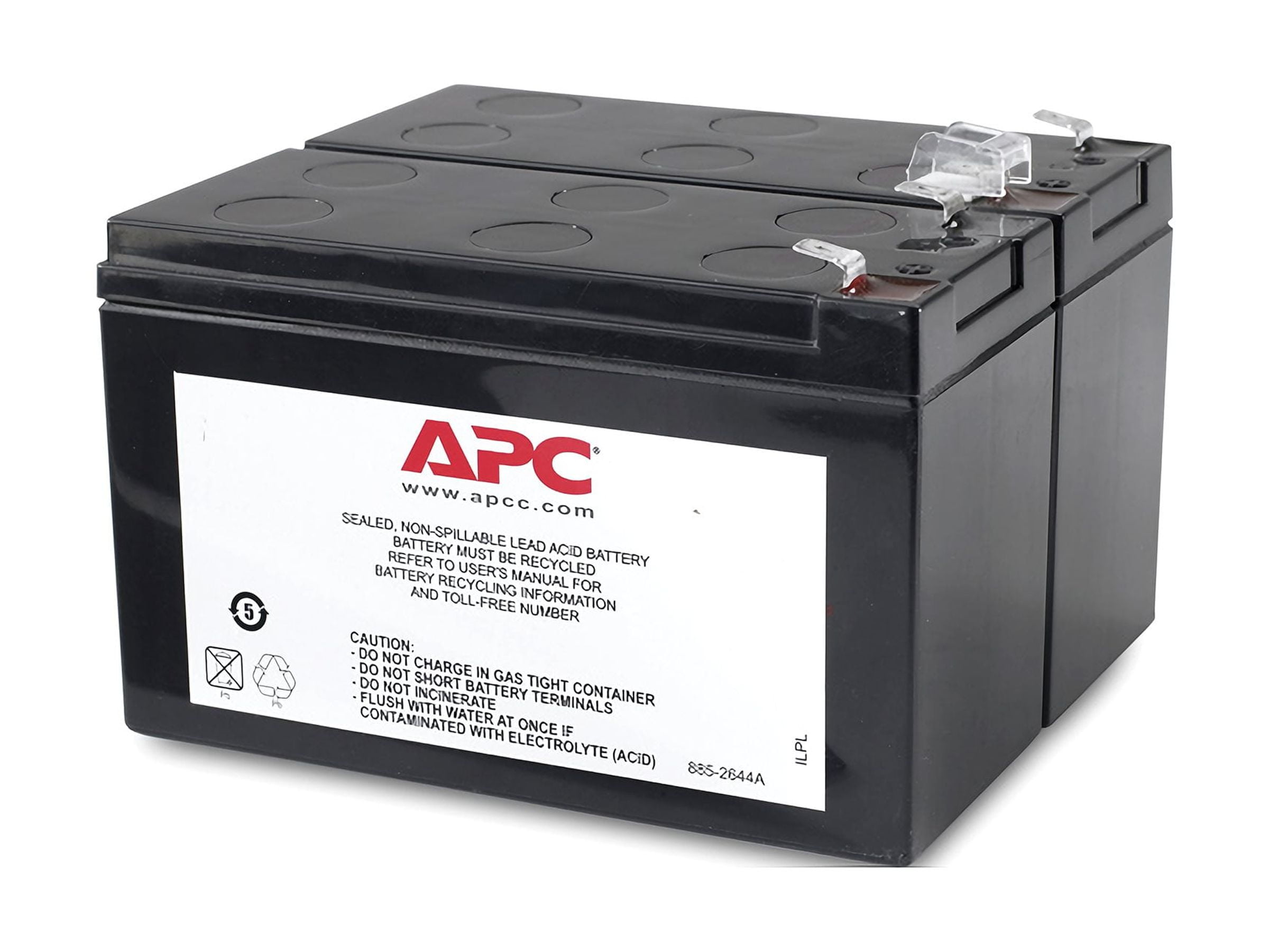 APC Replacement Battery Cartridge #113 - UPS battery - 1 x battery - lead acid - black - for Back-UPS RS 1100