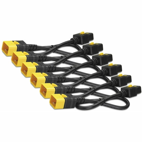 APC NetShelter Power Cord Kit 6 ea Locking C19 to C20 0.6m
