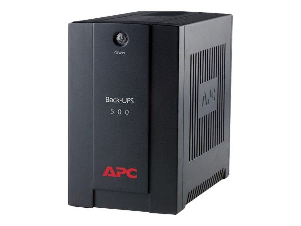 APC by Schneider Electric Back-UPS 500VA, AVR, IEC Outlets