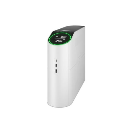 APC - Back-UPS Gaming 1500VA - 10 Outlet/3-USB Battery Back-up and Surge Protector - Arctic White
