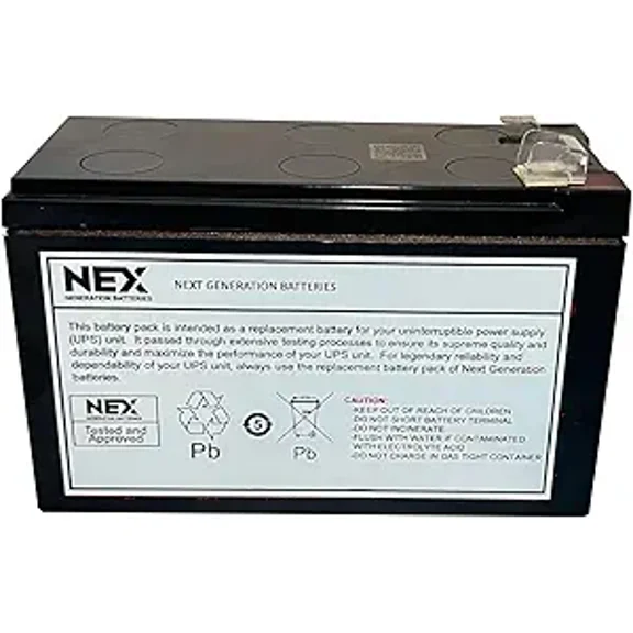 APCRBC110-NEX, UPS Battery Replacement #110, Compatible with APC UPS Models: BE550G, BE550MC, BN600MC, and Select Others by NEX