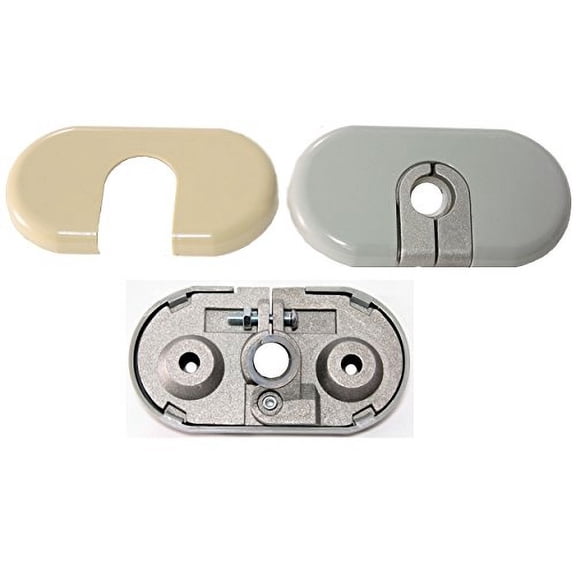 APDTY 143082 Sun Visor Hinge Bracket Mount Repair; Upgraded Metal; Left & Right