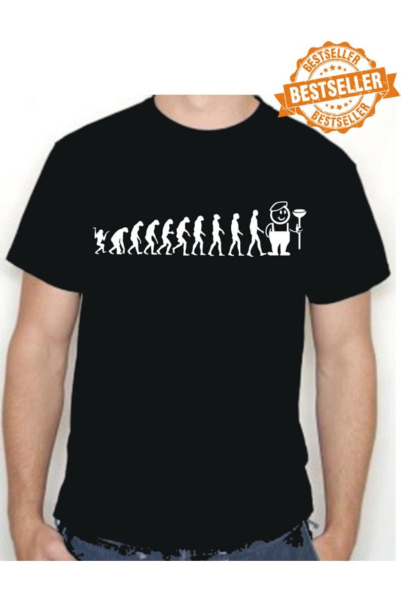 APE - PLUMBER T-Shirt / Tee / Funny / Adam & Eve / Birthday Xmas / Bible / S-XXL