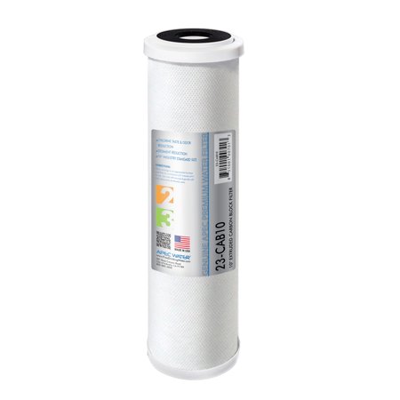 APEC 23-CAB10 US MADE 10” x 2.5” Carbon Block Water Filter For Reverse Osmosis System