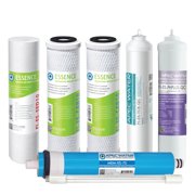 APEC 75 GPD High Capacity Complete Replacement Filter Set For Essence Series ROES-PHUV75 Reverse Osmosis Water Filter System Stage 1-7 (FILTER-MAX-ESPHUV-SS)