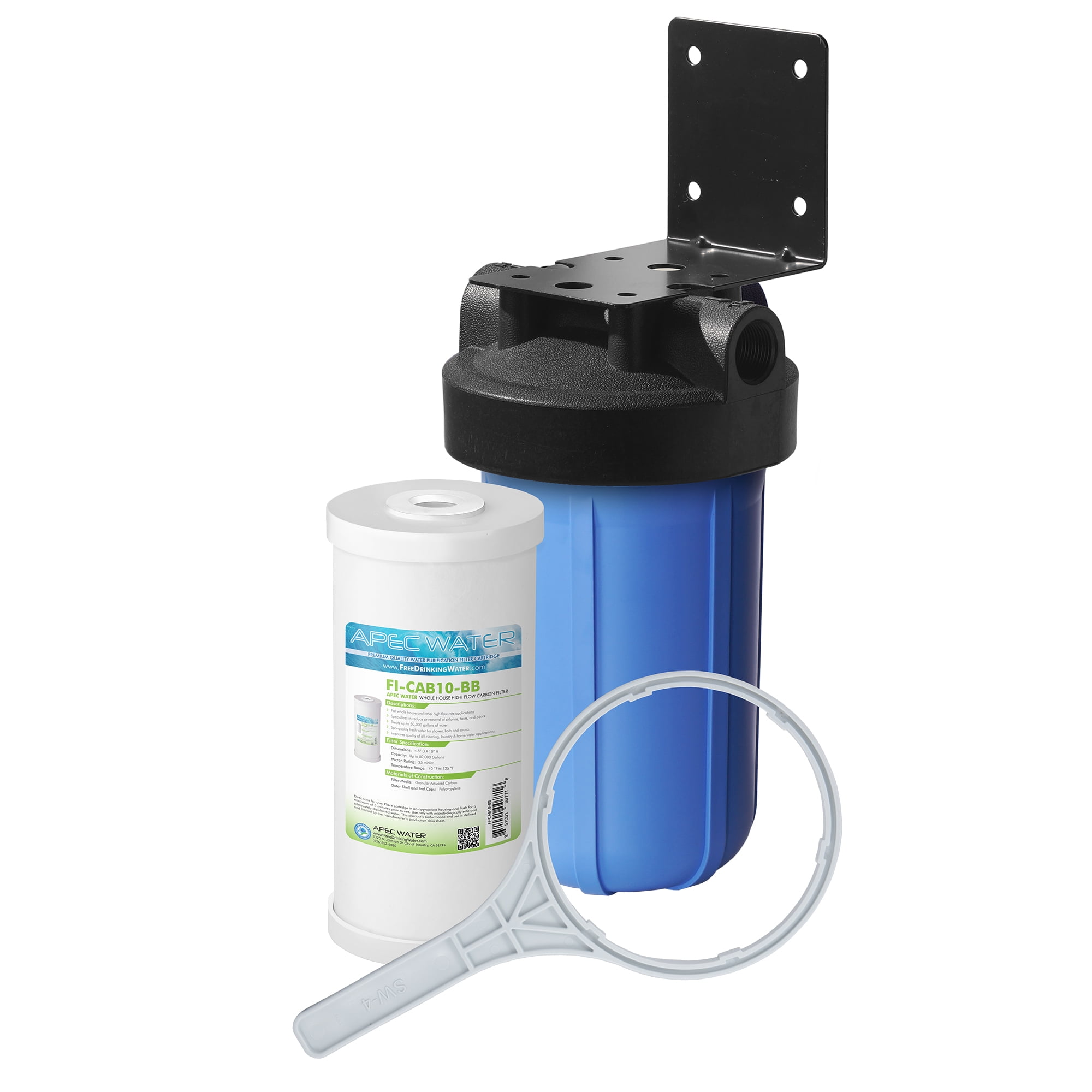 APEC Blue 10" Whole House Carbon Water Filtration System