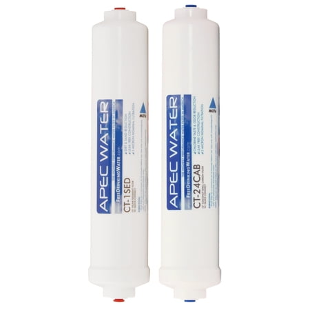 APEC FILTER-SET-QUICK Double Capacity Replacement Filter Set for Ultimate Series Reverse Osmosis Water Filter System RO-QUICK90 Stage 1-2