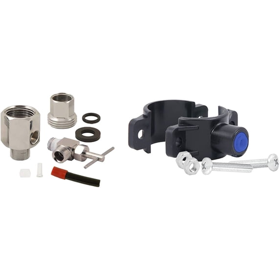 APEC Feed Water Adapter and Drain Saddle Valve for Undersink Water System (MOVEKIT)