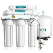 APEC Water ROES-50, 5-Stage Under-Sink Reverse Osmosis Drinking Water Filter System, 50 GPD, WQA Certified, Removes 99% Contaminants