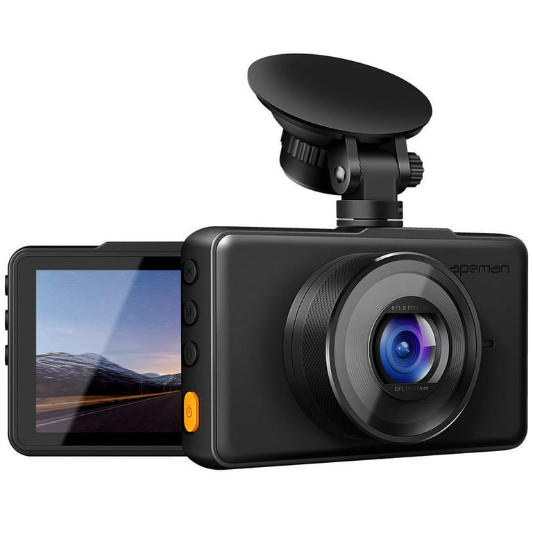 QIIBURR 360 Dash Camera for Cars 24/7 Night Vision Dash Camera for Cars, Car  Recorders, 720P Car Dashboard Camera with Parking Monitor, Loop Recording,  Motion Detection 