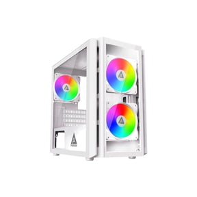 APEVIA Phenom-WH White Metal Micro ATX Computer case