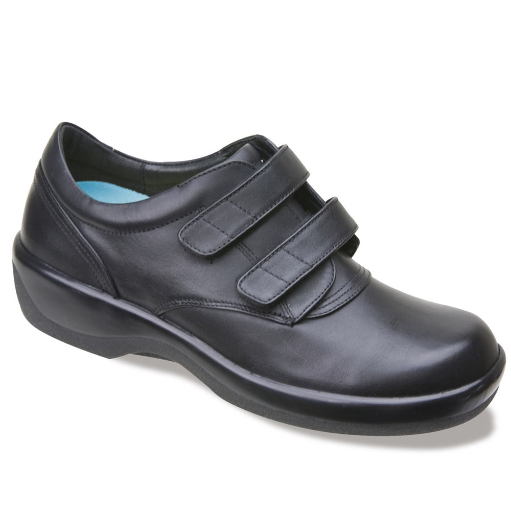 Easy Street Women's Purpose Sneaker - Black Patent Croco, 10 X-Wide