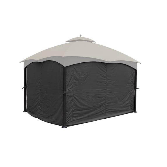 APEX GARDEN Privacy Curtain Set for 10' x 12' Gazebo