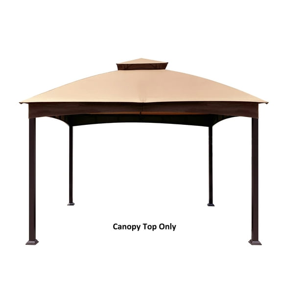 APEX GARDEN Replacement Canopy Top for Lowe's 10' x 12' Gazebo Model #TPGAZ2303 (Light Brown)