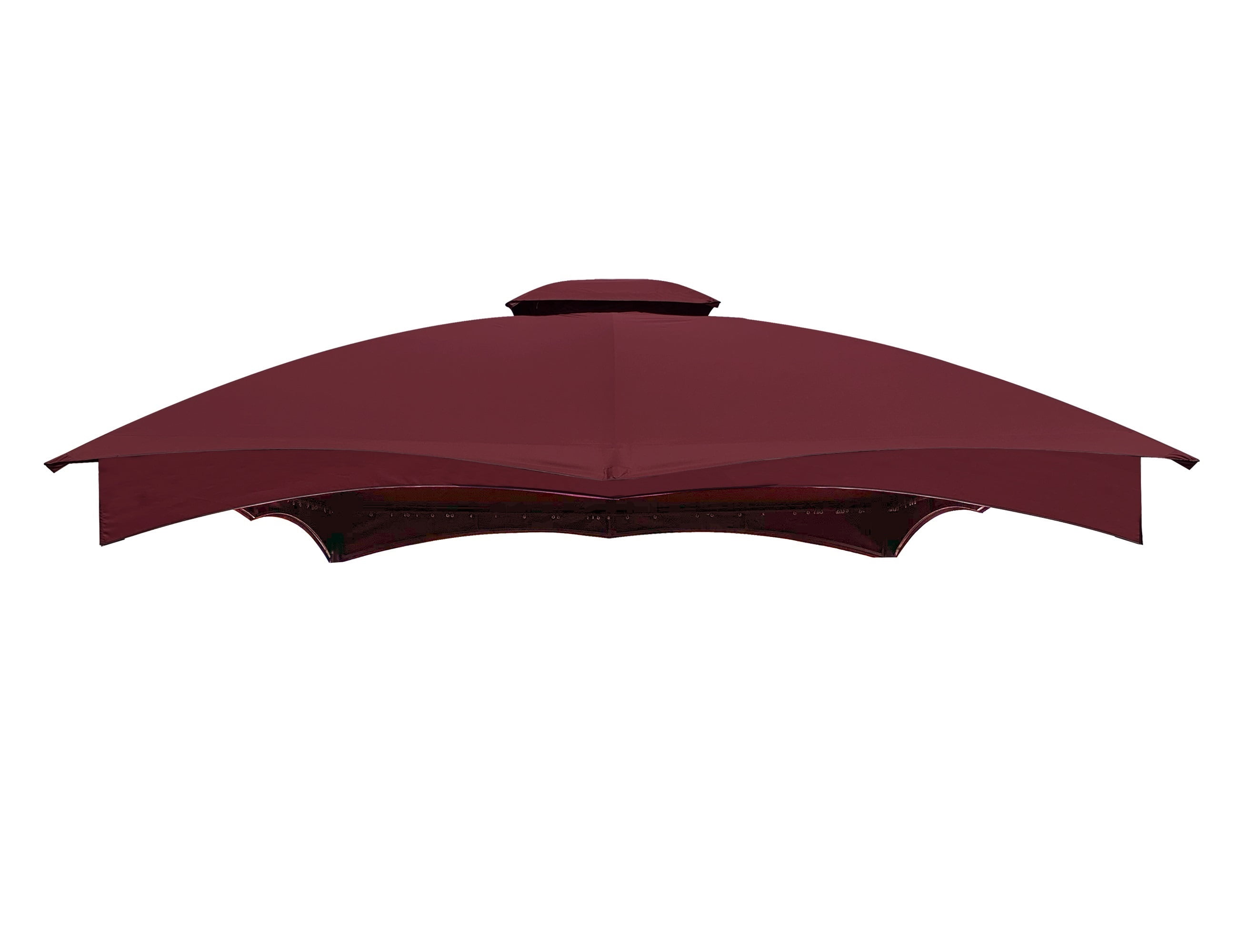Burgundy Polyester Replacement Canopy Top for 10' x 12' Gazebo