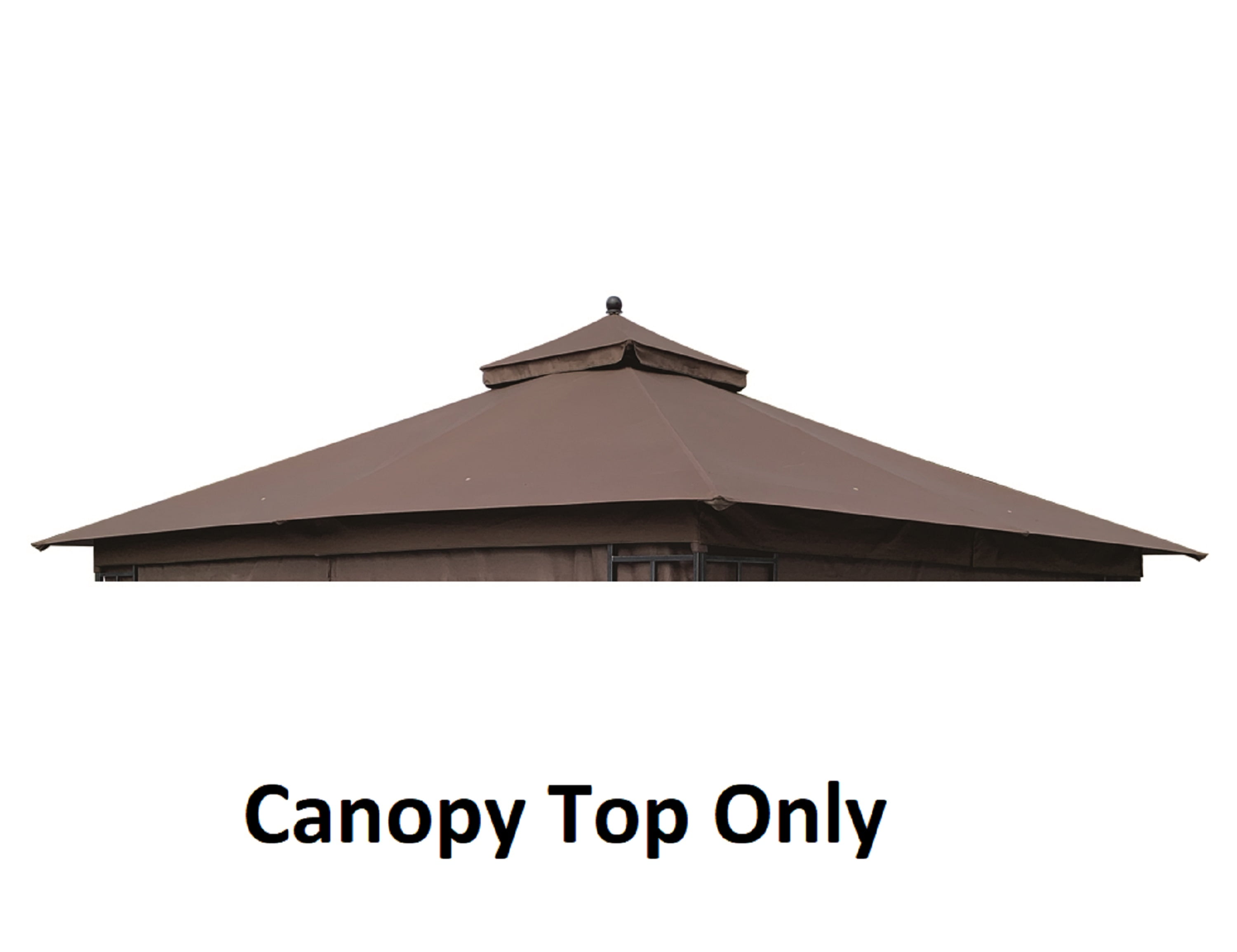 Brown Polyester Replacement Canopy Top for 10' x 12' Gazebo