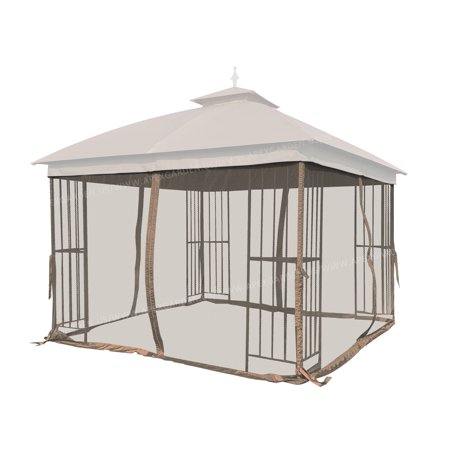 APEX GARDEN Replacement Mosquito Netting for 10' x 10' Gazebo