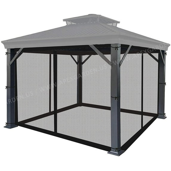 APEX GARDEN Replacement Mosquito Netting for 10' x 12' Gazebo