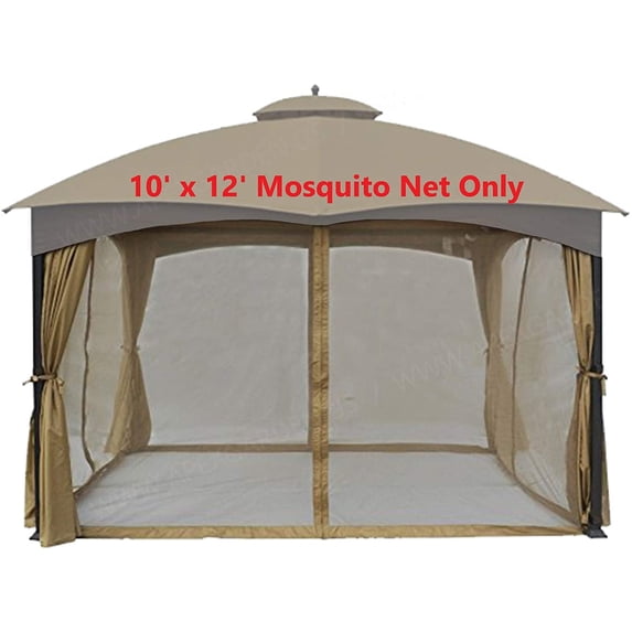 APEX GARDEN Replacement Mosquito Netting for 10' x 12' Gazebo