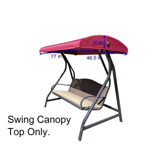 APEX GARDEN Replacements for GT Porch Swing Model #GCS00229C (Will Not Fit Any Other Swing) (Burgundy)