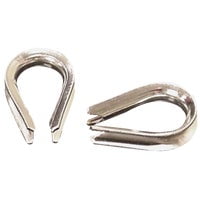 APEX TOOLS GROUP LLC T7637503 3/16-1/8" Stainless Steel Light Thimble