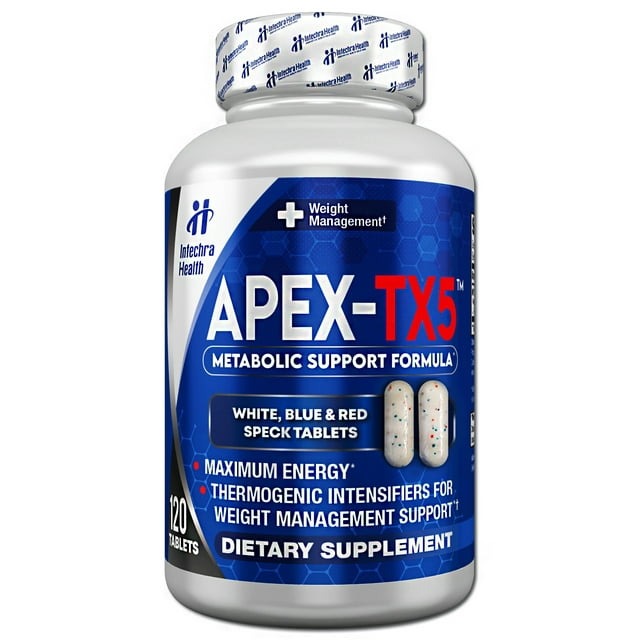 APEX-TX5 Diet Pills - Weight Management & Energy Support, 120 Tablets Per Bottle