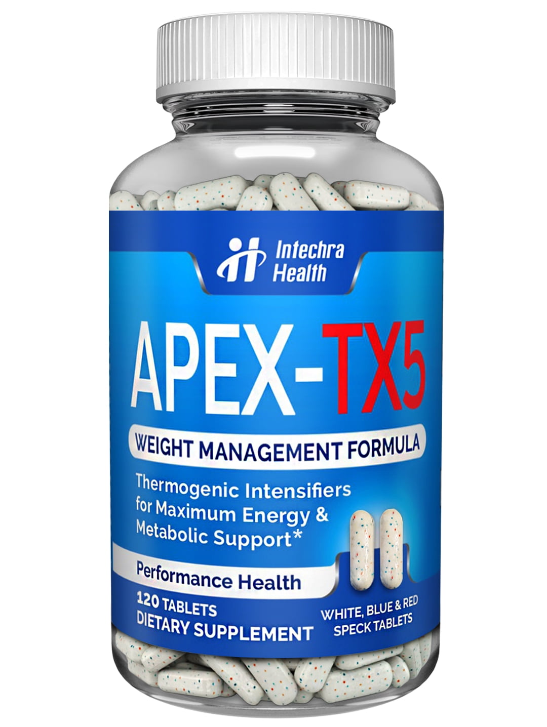 APEX-TX5 Diet Pills - Weight Management & Energy Support, 120 Tablets Per Bottle
