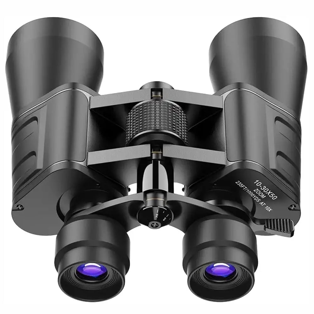 APEXEL 10-30x50 High Powered Military Zoom Binoculars for Adults, Low Night Vision/Daily Waterproof/BAK7 Prism/FMC Lens HD Professional Binoculars for Bird Watching Hunting Concerts (10-30x50, Zoom)