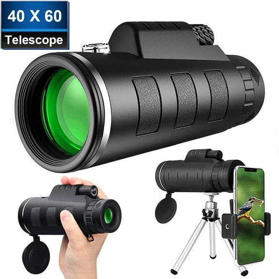 APEXEL 40X60 Monocular Telescope HD Zoom Monocular With Smartphone Holder&Tripod FMC BAK4 Weak Night Vision Pocket Telescope