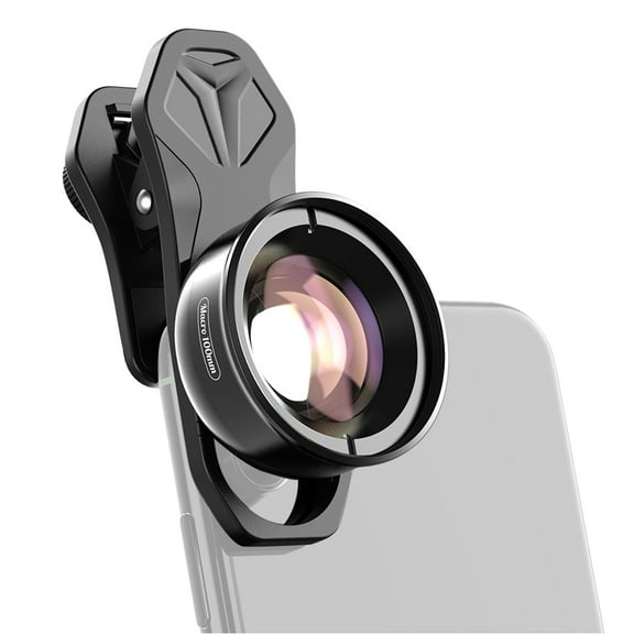 APEXEL APL-HB100mm Universal Smartphone Macro Lens 4K  Phone Lens No Distortion Blurry Background Compatible with 11XSXS MaxXRX88 Plus