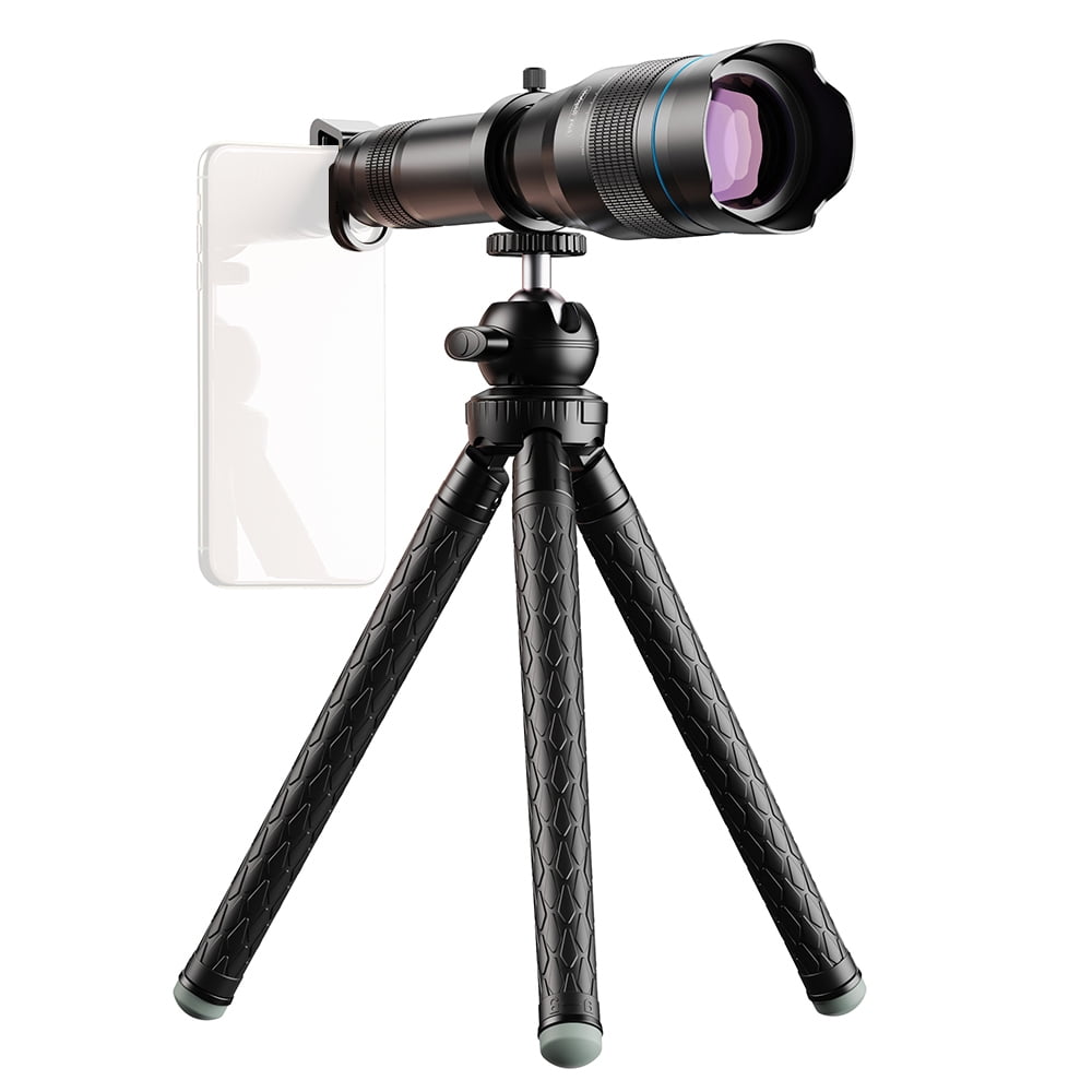 Apexel Metal 60X Phone Telephoto Zoom Lens Kit Monocular Telescope With ...