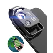 APEXEL Phone Microscope with CPL Lens/LED Light, Nano Zoom 16.9 X Pocket Microscope Camera Attachment with Universal Clip for Most iPhone/Andriod Phone
