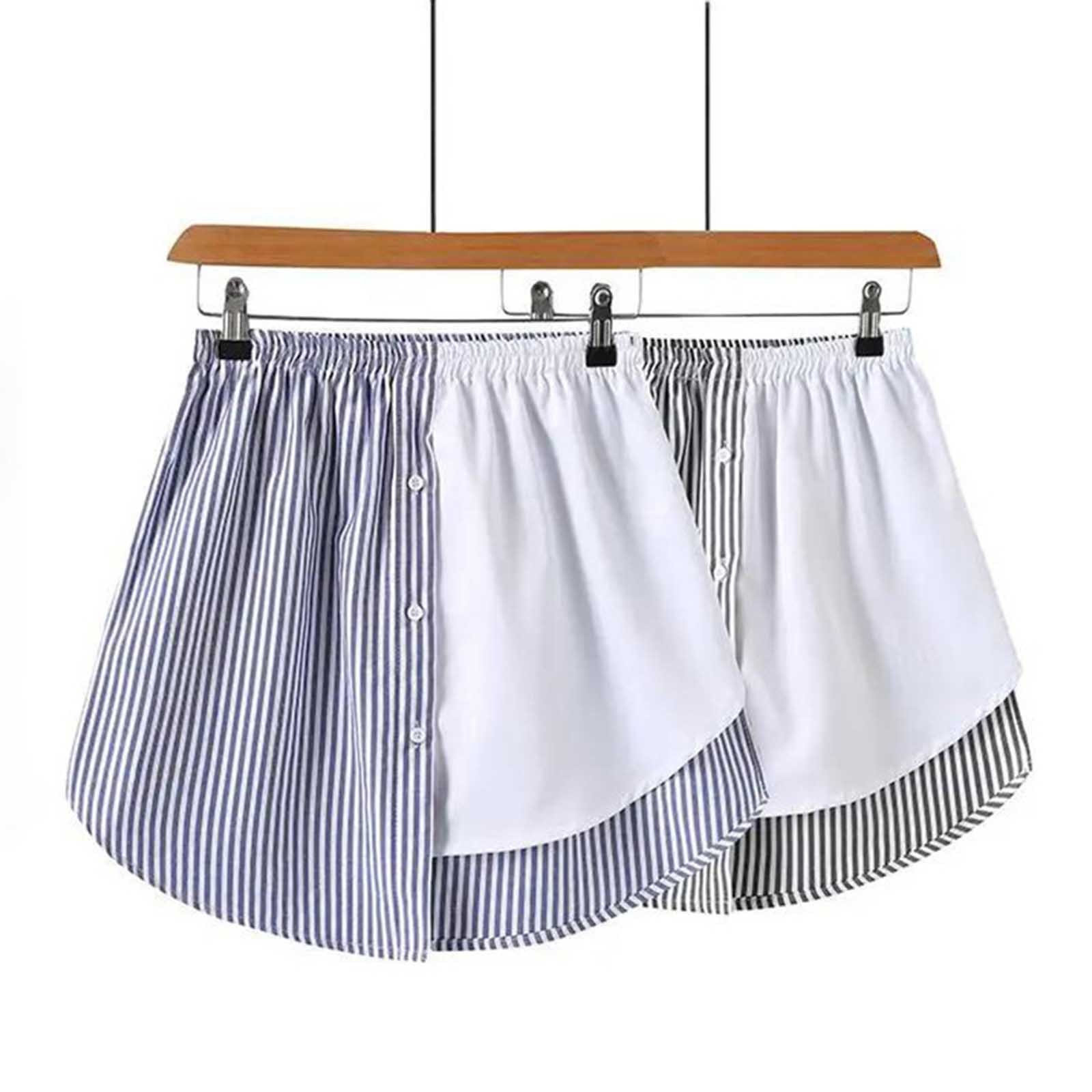 Boolavard Women's Mini Shirt Adjustable Tail Skirts Blouse - Foto 2