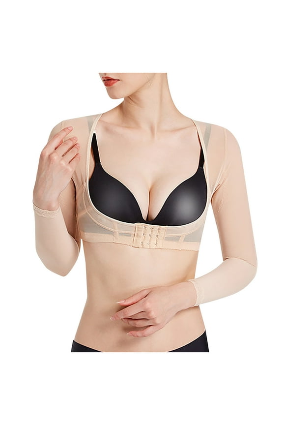 Arm Shaper for Women Arm Compression Sleeves Post Surgical Slimming Sleeves Posture Corrector Tops Shapewear