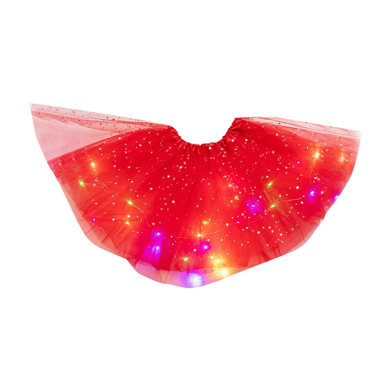 APEXFWDT Baby Girls Light Up LED Tutu Skirt Fairy Tutu Kid Fancy Party ...