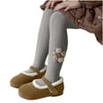 thumbnail image 1 of APEXFWDT Baby Toddler Girls Cute Cable Knit Cotton Tights Pantyhose Leggings Stocking Pants Infants Girls Tights, 1 of 5