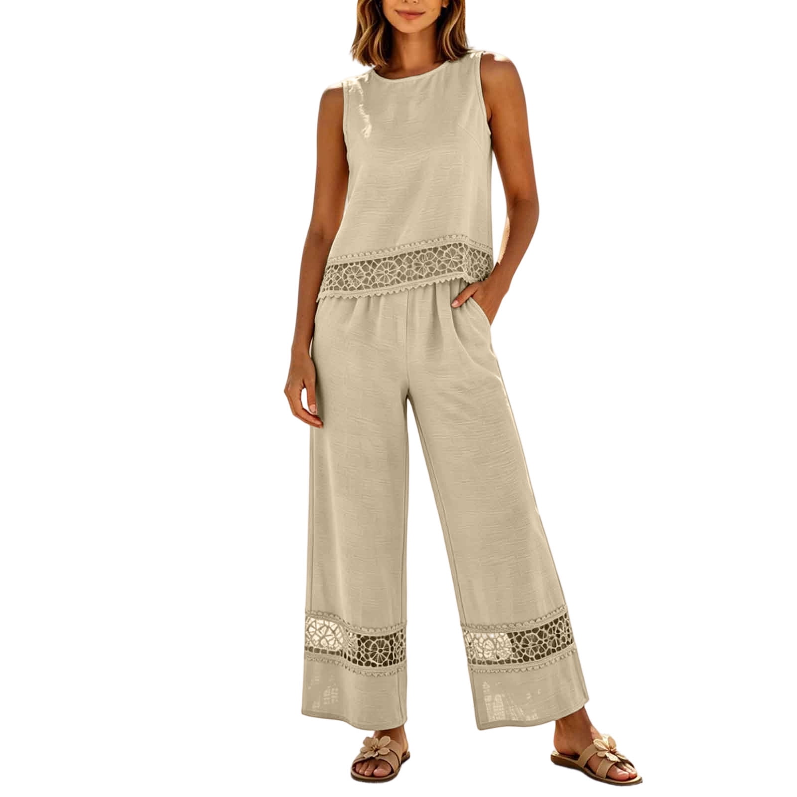 APEXFWDT Beach Outfits for Women 2 Piece Sets Summer 2 Piece Outfits ...
