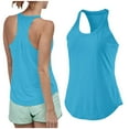 thumbnail image 1 of APEXFWDT Women's Workout Tank Tops Summer Sleeveless Racerback Tank for Women Casual Running Gym Sports Tank top,M,Light Blue, 1 of 8