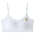 thumbnail image 1 of APEXFWDT Bras for Kids 9-12 Seamless Training Cami Sports Bra with Pads, Big Girls Padded Training Bras Thin Cotton Breathable Sports Bra for Teens Under $5, 1 of 2